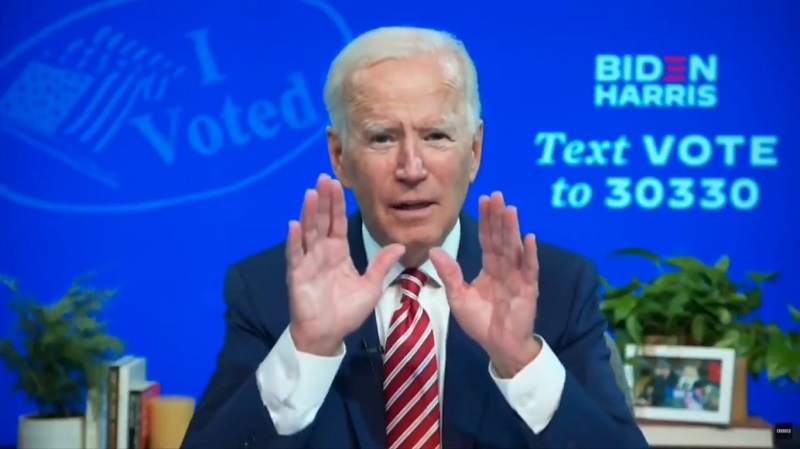 Joe Biden Talks about Putting Together Voter Fraud Organization