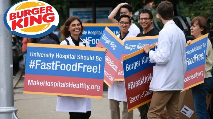 Doctors’ Campaign Closes Burger King at NJ Hospital