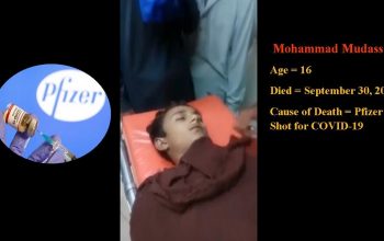 pakistani boy pfizer shot