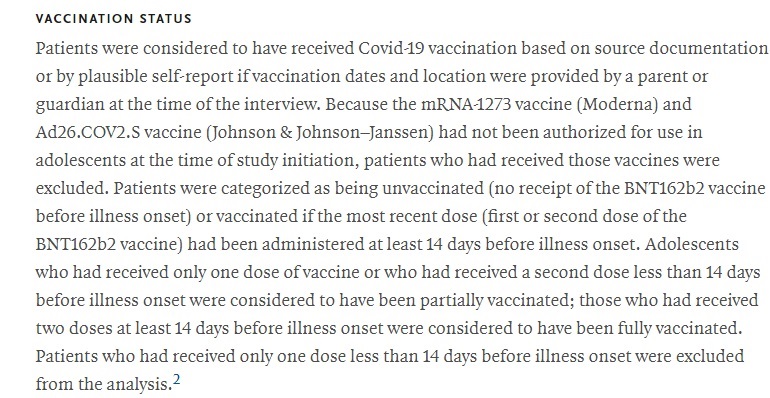 vaccination status