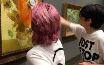 liberals attacking artwork
