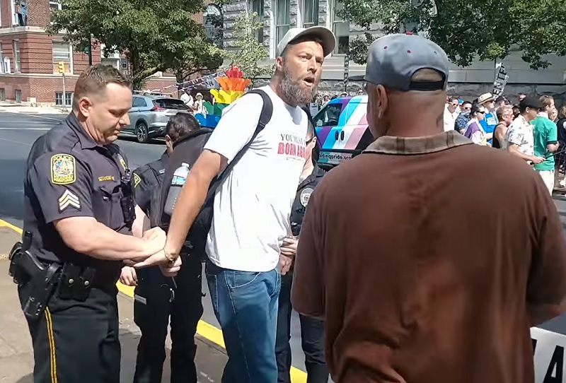 PA Police Arrest Christian Man for Reading Bible at LGBTQ Event