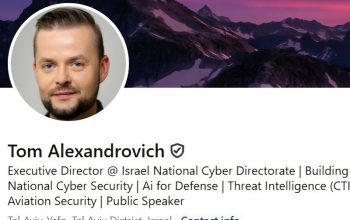 Israeli intelligence official Tom Alexandrovich