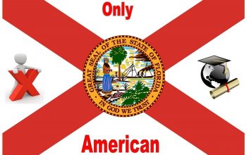 state colleges admission only Americans